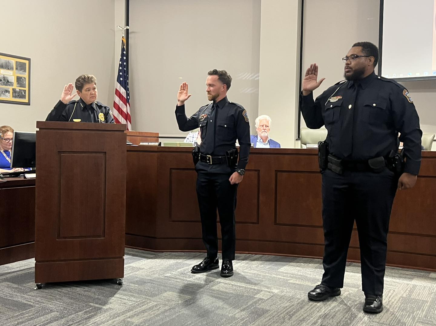 Two new Sergeants, and two new Officers - December 9, 2025